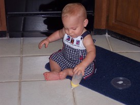 Tue Jun  6 19:00:59 2006

It is now a constant fight to keep Andrew from squeezing milk/juice/whatever from his bottles/sippy-cups onto the floor, table, or whatever surface is around...