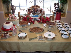 Thu 25 Dec 2008 04:07:47 PM

The desert table for Christmas dinner at our house.