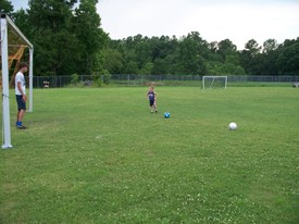 Mon 15 Jun 2009 05:01:40 PM

Andrew attends a small soccer camp at church.  He is the youngest boy, by far.