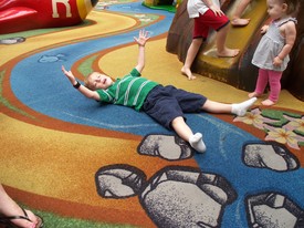 Fri 13 Aug 2010 10:58:57 AM

Andrew and Gracie in the kids' play area in the Orange Park Mall.