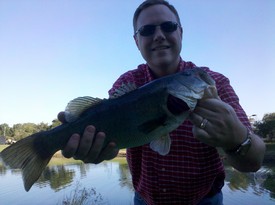 Thu 21 Oct 2010 05:01:58 PM

Andrew and Dad fished in a lake in OPCC and Dad caught three fish. Andrew took the pictures with Dad's cell phone.