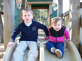 Thu 09 Dec 2010 03:56:11 PM

Andrew and Gracie playing on the playground in OPCC.