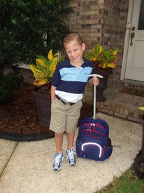 Tue 21 Aug 2012 07:29:23 AM

First day of second grade.