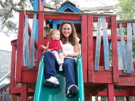 Tue 05 Oct 2010 03:56:35 PM

Gracie and mom on a playground in Oakleaf Plantation, at one of Andrew's play-dates with friends from school.